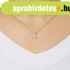 14K s�rga arany gy�m�nt med�l - vir�g hossz�k�s szirmokkal �