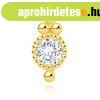 375 arany ajak-�s �ll piercing - �tl�tsz� cirk�ni�val, d�sz�