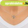 925 ez�st nyakl�nc - sz�v alak� mancs, v�kony k�rben, kerek 