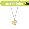 925 ez�st nyakl�nc - sz�v kont�r, arany sz�nben, "Best 