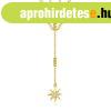 925 dupla ez�st nyakl�nc - arany sz�n�, cirk�nia csillag, la