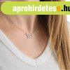 925 ezst nyaklnc - tltsz gymnt, fnyes X s O betk