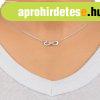 925 Ez�st nyakl�nc ? V�gtelens�g szimb�lum sz�vkont�rral, �t