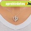  925 ez�st nyakl�nc - aszimmetrikus sz�v, v�ll has�tott r�sz
