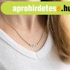 925 ez�st nyakl�nc - lapos v�gtelen szimb�lum, ny�l �s pilla