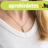 925 ez�st nyakl�nc - a v�gtelen szimb�lum f�nyes sz�vvel, �t