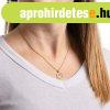 14K s�rga arany med�l -  Love felirattal �s sz�vvel, cirk�ni