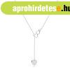 925 ez�st nyakl�nc - k�t t�m�r sz�v, k�t k�rvonal, r�vid l�n