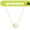 585 s�rga arany nyakl�nc - �tf�z�tt karik�k �tl�tsz� cirk�ni
