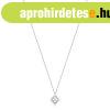 925 ez�st nyakl�nc - vir�g �tl�tsz� cirk�ni�kkal �s lekerek�