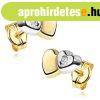 14K arany f�lbeval� dupla sz�vvel �s cirk�ni�val