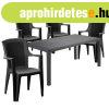 Birgu 4 szemlyes Kerti Btor Szett Kingston szkkel - Antra