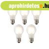 5 db-os k�szlet E27 LED izz� fagyasztott �veg A60 2W 180lm 2