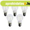 5 darabos E27 LED izz�k�szlet A60 Lux �rz�kel� 2,5W 250 lm 3
