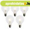 5 db E27 Dimmelhet� LED izz� G95 5W 450lm 2200K