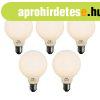 5 db E27 3-l�pcs�s dimmelhet� LED izz� op�l �veg G95 4W 450l