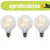 3 db E27 LED csavart izz�sz�l izz� k�szlet G95 �tl�tsz� 5W 4