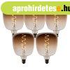 5 darabos E27 dimmelhet� LED izz�k�szlet G140 barna 4,9W 110