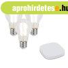 3 darabos intelligens E27 dimmelhet� LED izz�k�szlet A60 7W 