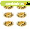6 darabos modern, arany sz�n�, �ll�that� s�llyesztett spotl�