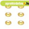 6 darabos modern, arany sz�n� s�llyesztett spotl�mpa szett -