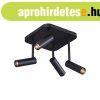 Lekerek�tett fekete mennyezeti spotl�mpa GU10 35mm 4-es forg