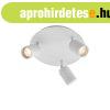 Modern f�rd�szobai spotl�mpa feh�r 3-l�mp�s IP44 - Ducha