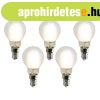 5 darabos Smart E14 LED izz� k�szlet P45 matt 4.2W 470 lm 27