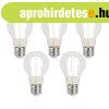 5 db Okos E27 Dimmelhet� LED Izz� A60 �tl�tsz� 7W 806lm 2700