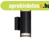 Design k�lt�ri fali l�mpa fekete 2-l�mp�s IP44 - Boris