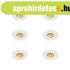 6 darabos modern f�rd�szobai s�llyesztett spotl�mpa szett fe