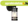 K�lt�ri fali l�mpa fekete IP44 sz�rk�leti �rz�kel�vel - Rube