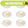 6 db feh�r GU10 be�p�thet� spotl�mpa szett 35 mm IP44 - Dept
