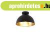 Ipari mennyezeti l�mpa fekete �s arany 28 cm - Magnax