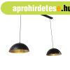 Ipari f�gg�l�mpa fekete arannyal 2 l�mp�s - Magnax