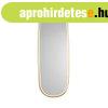 Modern f�rd�szobai t�k�r arany sz�nben, LED-del �s �rint�s d