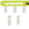 5 db dimmelhet� G9 LED izz� szett 3,2W 250lm 2200K