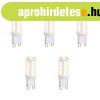 5 db G9 dimmelhet� LED izz�, op�l, 3W, 250 lm, 3000K