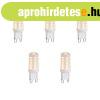 5 db dimmelhet� G9 LED izz� op�l �veg 1,2W 100lm 2200K