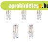 5 db G9 dimmelhet� LED izz� szett 1,2W 100lm 2700K