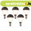 5 db E14-es dimmelhet� LED izz�sz�l izz� szett P45 fekete 30