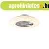 Ez�st sz�n� mennyezeti ventil�tor csillag effektussal 59cm L