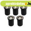 5 db k�lt�ri spotl�mpa k�szlet rozsdamentes ac�l IP65 - Delu