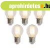 5 db E27-es f�nyer�szab�lyozhat� LED g�mbizz� k�szlet 5W 470