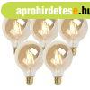 5 db E27-es szab�lyozhat� LED izz� G95 arany 5W 380lm 2200K 