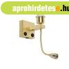 Art Deco fali l�mpa arany USB-vel �s rugalmas karral - Bresc