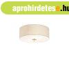 Rusztikus mennyezeti l�mpa feh�r/kr�m 30 cm - Drum Jute