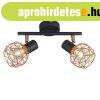 Modern spotlmpa fekete rzzel 2-lmps - Mesh