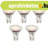 5 darabos GU10 50 mm-es dimmelhet� LED izz�k�szlet, �tl�tsz�