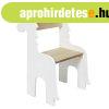 Gyereksz�k, l� alak�, fa, feh�r - b�zs - Butop�a